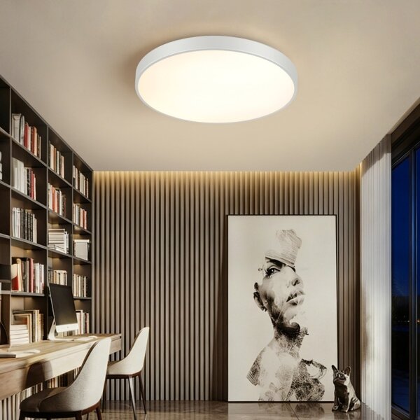 Immax NEO 07253L -LED Stmívatelné svítidlo SEMPLICI 60W/230V Wi-Fi Tuya bílá+ DO