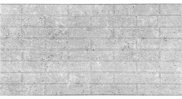 3D panel 43XL, cena za kus, rozměr 100 cm x 50 cm, CIHLA šedá, IMPOL TRADE