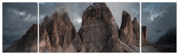 Obraz - Tři Zuby, Italské Dolomity (170x50 cm)