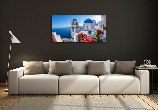 Fotoobraz skleněný na stěnu do obýváku Santorini Řecko osh-87829826