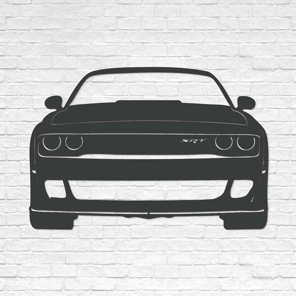 DUBLEZ | Dřevěný 3D obraz - Dodge Challenger SRT | Obraz