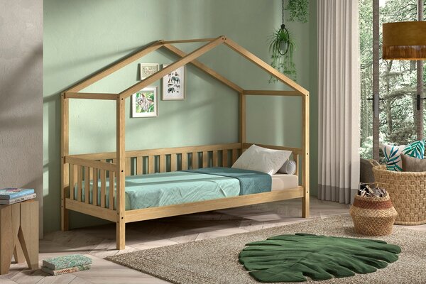 Vipack Dubová dětská postel Nature 90 x 200 cm