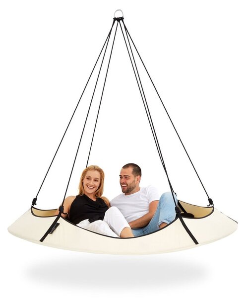 Krémová zahradní houpačka – Hangout Pod
