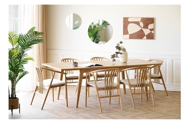 Rozkládací jídelní stůl s přídavnou deskou v dekoru dubu 90x180 cm Darwin – House Nordic