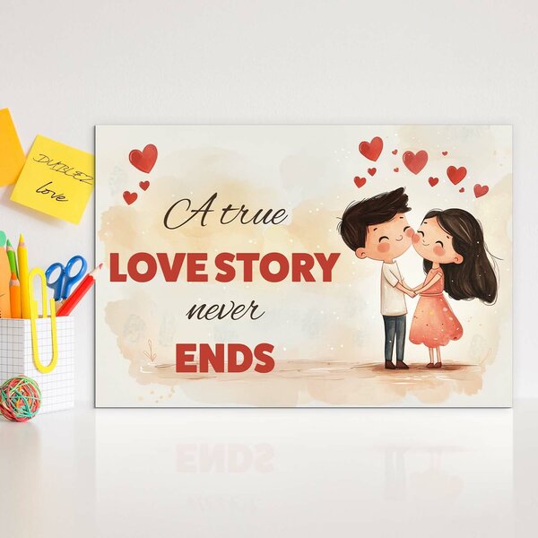 DUBLEZ | Zamilovaný obraz - True Love Story | UV tisk, Premium