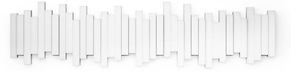 Bílý plastový nástěnný věšák 72 cm Sticks – Umbra