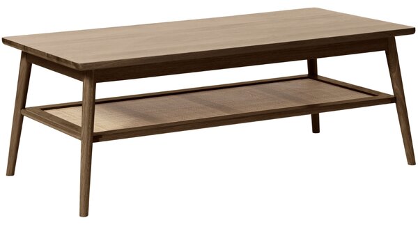 -25 % Dny MOMENTI– Unique Furniture Tmavě hnědý dubový konferenční stolek Barrali 120 x 60 cm