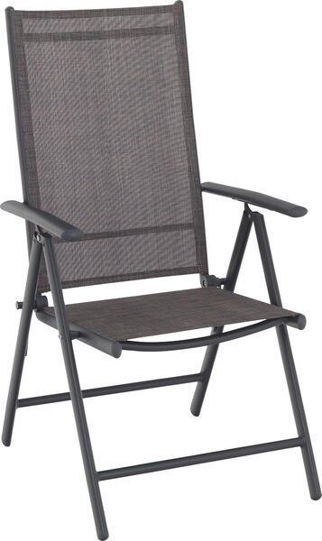 ZAHRADNÍ SKLÁDACÍ KŘESLO, kov, textil Ambia Garden - Zahradní židle skládací