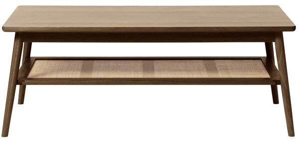 -25 % Dny MOMENTI– Unique Furniture Tmavě hnědý dubový konferenční stolek Barrali 120 x 60 cm