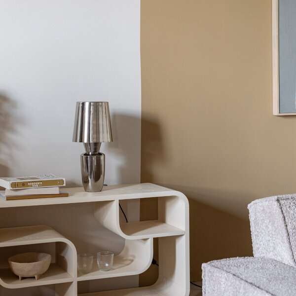 Zuiver Stříbrná kovová stolní lampa CLASSY