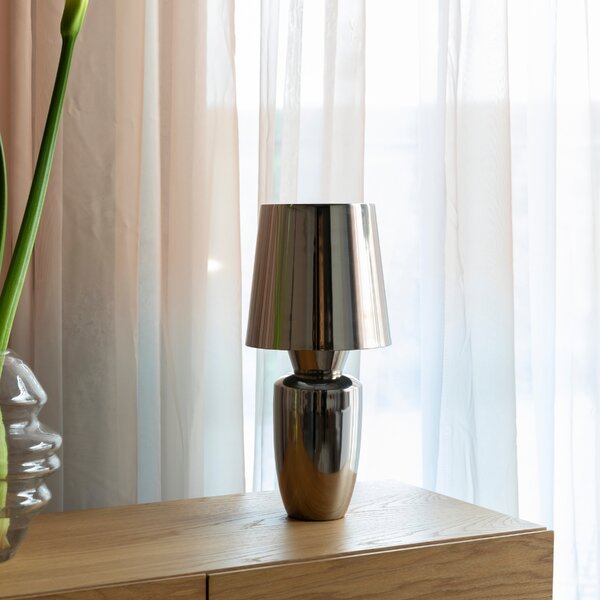 Zuiver Stříbrná kovová stolní lampa CLASSY