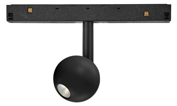 Mantra 8328 Magneto 48V Gruissan, černý spot LED 7W 3000K 38°, on/off, průměr 5,5cm