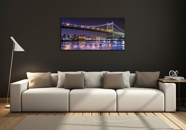 Foto-obraz fotografie na skle Most Now York osh-88613776