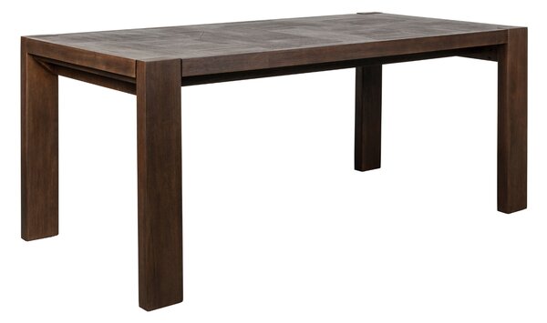Dutchbone Hnědý dřevěný jídelní stůl BRUNEAU 180 x 90 cm