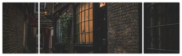 Obraz - Londýnská ulice (170x50 cm)