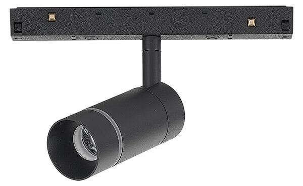 Mantra 9068 Magneto 48V Split, černý spot LED 7W 3000K 38°, on/off, průměr 4,3cm