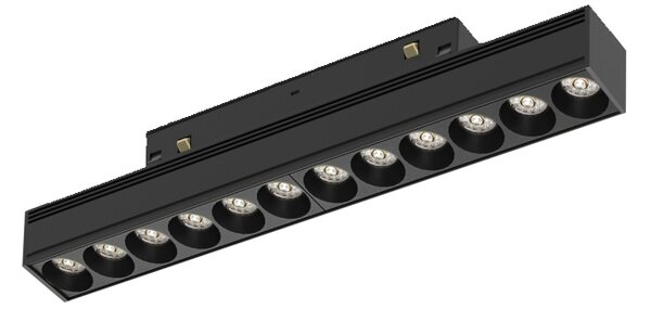 Mantra 8320 Magneto 48V, černý lineární modul LED 12W 3000K 50°, on/off, délka 25cm