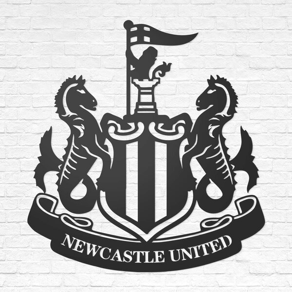 DUBLEZ | Nástěnné logo klubu - Newcastle United F.C. | Obraz