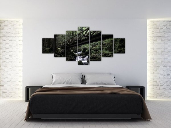 Obraz z černého lesa (210x100 cm)