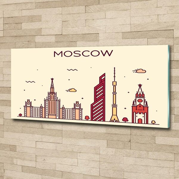 Fotoobraz na skle Moskva domy osh-88965141