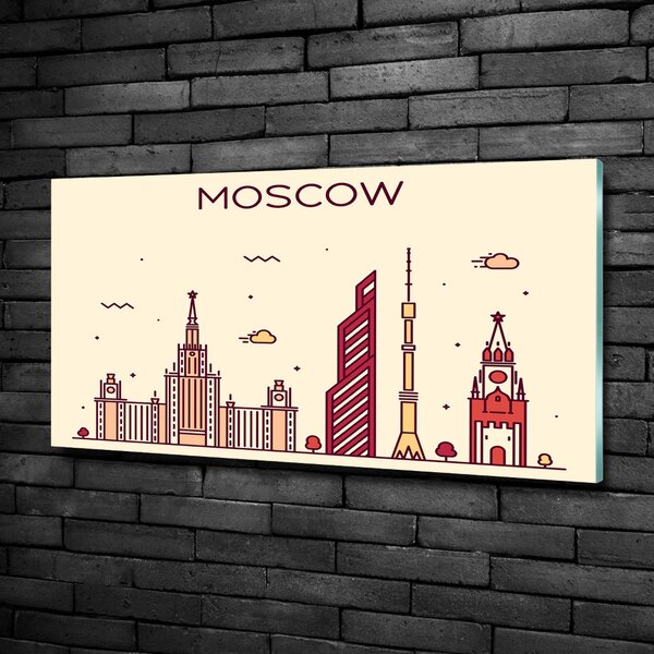Fotoobraz na skle Moskva domy osh-88965141