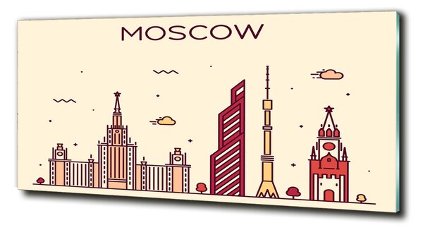 Fotoobraz na skle Moskva domy osh-88965141