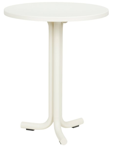 Noo.ma Béžový kovový zahradní bistro stolek Nokk ⌀ 59 cm