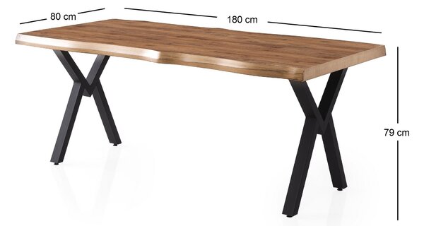 Jídelní stůl Gantada (ořech). Akce -25%