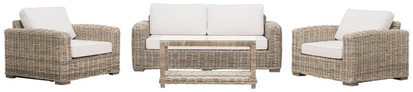 SEDACÍ SESTAVA, dřevo, textil, přírodní barvy, světle šedá Livetastic - Online Only sedačky, Online Only