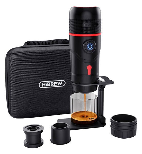 HiBREW H4-premium přenosný kávovar 3 v 1 s pouzdrem 80W