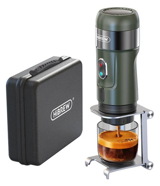 Přenosný kávovar 3 v 1 s kufříkem HiBREW H4B_GN