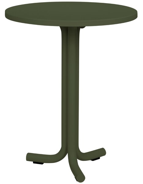 Noo.ma Zelený kovový zahradní bistro stolek Nokk ⌀ 59 cm