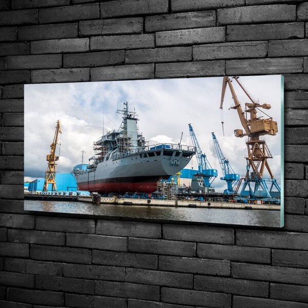 Foto obraz fotografie na skle Dok loď osh-89063954