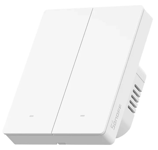 SONOFF M5-2C-80W Inteligentní nástěnný vypínač Matter (2-kanálový, pro rámeček)
