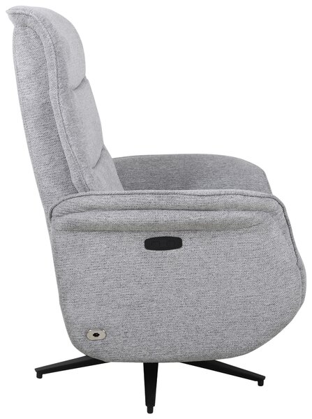 RELAXAČNÍ KŘESLO, kov, textil, šedá Cantus - Relaxační křesla