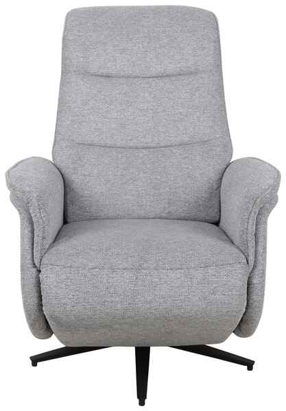 RELAXAČNÍ KŘESLO, kov, textil, šedá Cantus - Relaxační křesla
