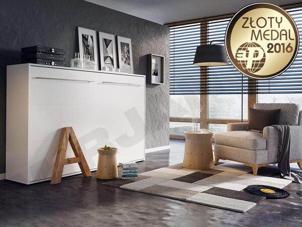 Sklápěcí postel Concord Pro II, Rozměr postele: 90x200, Barva: bílá Mirjan24 5902928169584