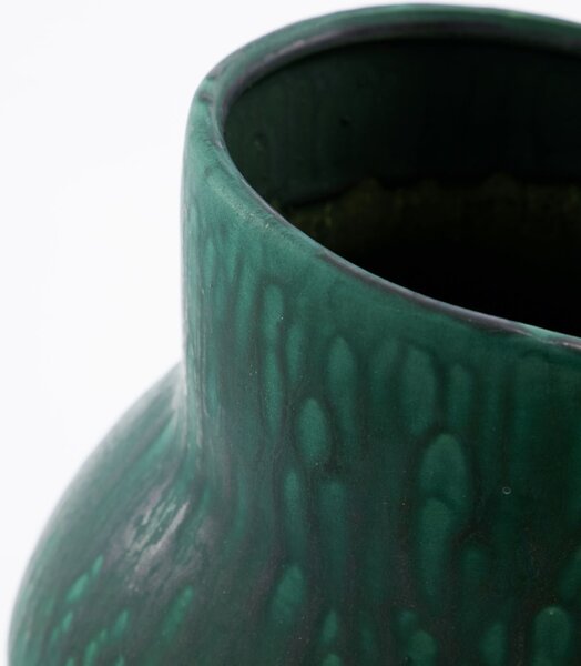 Keramická váza Disc Green