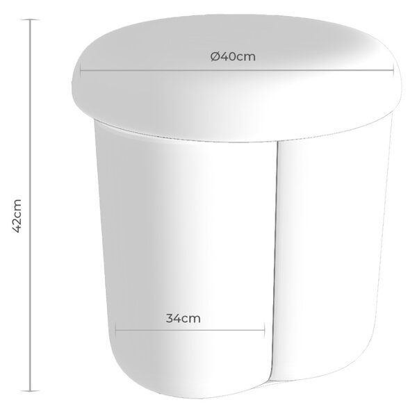 Somcasa Taburet Lyan 40 cm