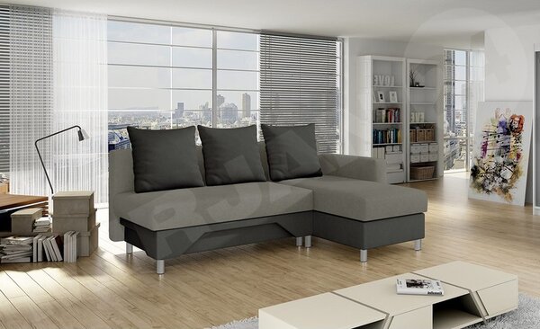 Rohová sedací souprava Martin, Strana: pravá, Potah: Alova 68 + Alova 07 5902928383140