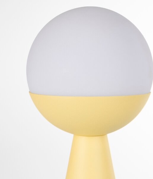 Zuiver Žlutá kovová dobíjecí stolní LED lampa BELLO