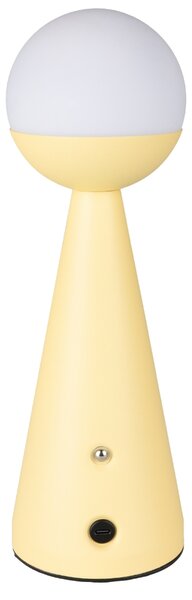 Zuiver Žlutá kovová dobíjecí stolní LED lampa BELLO