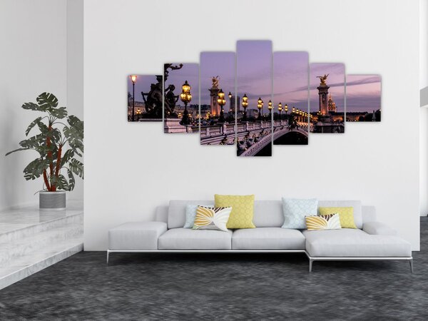 Obraz - Most Alexandra III. v Paříži (210x100 cm)