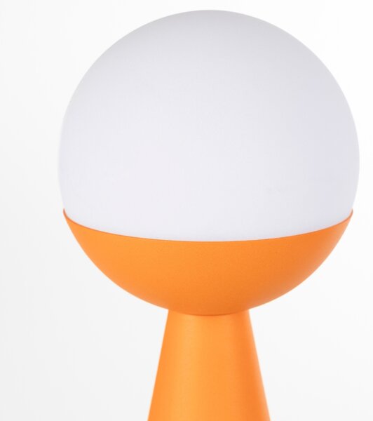 Zuiver Oranžová kovová dobíjecí stolní LED lampa BELLO
