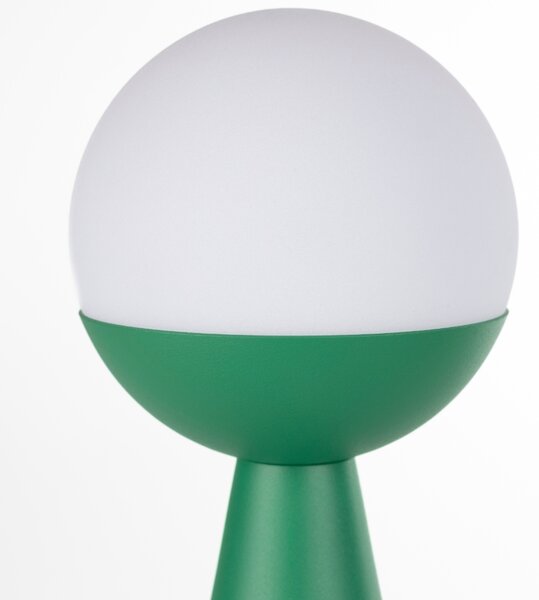 Zuiver Zelená kovová dobíjecí stolní LED lampa BELLO