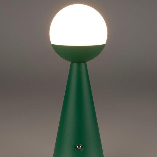 Zuiver Zelená kovová dobíjecí stolní LED lampa BELLO
