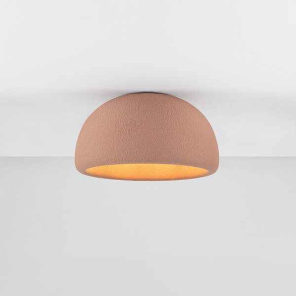 Nova Luce Terakotově oranžové stropní světlo Davo 43 cm