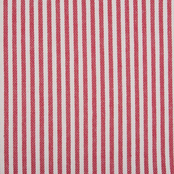 Sada 2 dekorativních polštářů AALITA Bavlna 40 x 60 cm Červená Pruhovaný vzor