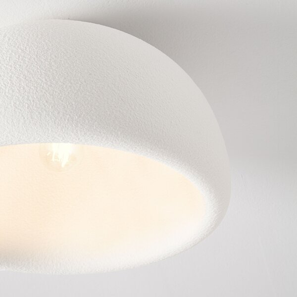 Nova Luce Bílé stropní světlo Davo 43 cm