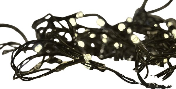 SOLIGHT LED vánoční řetěz, 3m, 20 LED, 3 x AA, teplé bílé světlo, zelený kabel